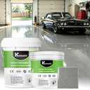 Kotoshi Epoxy Color Sand Floor Paint, Marble Gray,3 Gallon, 384 Fl Oz