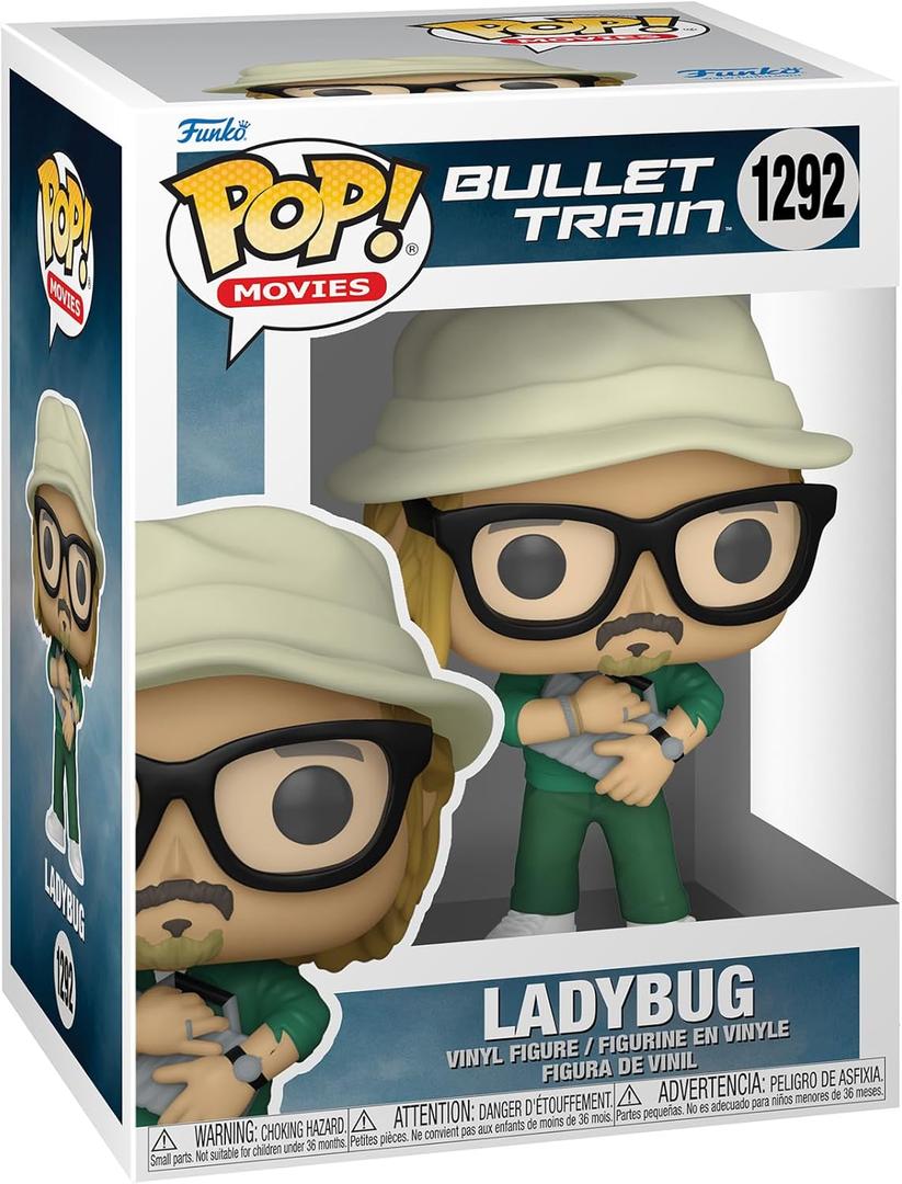 Funko Pop Movies: Bullet Train - Ladybug - 1/6 Odds for Rare Chase Variant - (Styles May Vary) - Collectable Vinyl Figure - Gift Idea - Official Merchandise - Toys for Kids & Adults (Small) Funko Pop Movies: Bullet Train - Ladybug - 1/6 Odds for Rare Chase Variant - (Styles May Vary) - Collectable Vinyl Figure - Gift Idea - Official Merchandise - Toys for Kids & Adults (Small)