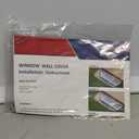 Basement Window Well Covers Outside, Heavy-Duty Egress Window Well Cover Clear, All-Weather Against Debris, UV Resistant, Tear-Resistant, Waterproof, Windproof (Only Cover)39" X 16"