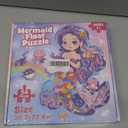 Floor Puzzles for Kids Ages 3-5,54 Pieces Mermaid Puzzle Toys for Girls 4-6,Large Jigsaw Puzzles for Toddlers,Educational Toys Birthday Halloween for Girls 3 4 5 6 7 8 Year Old(Mermaid)