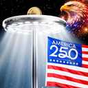 Deneve Deluxe Solar Powered Flagpole Lamp – Dusk to Dawn 12+ Hours, 26 LED, 1300 Lumen Outdoor Lighting for American Flag, Garden Decor, House Decor, 100% Coverage Black Model