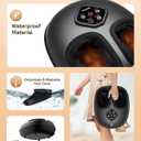 COMFIER 2025 Shiatsu Foot Massager with Heat,Compression,Kneading &Rolling,Foot Massager for Neuropathy,Plantar Fasciitis,Upgraded for Larger Feet Machine(Size 15),Home or Office, Christmas Gifts