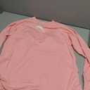 Halcurt Women's Long Sleeve Rash Guard Swim Shirt with Built in Bra Lightweight UPF50+ Quick Dry Swimsuit Top Pink L