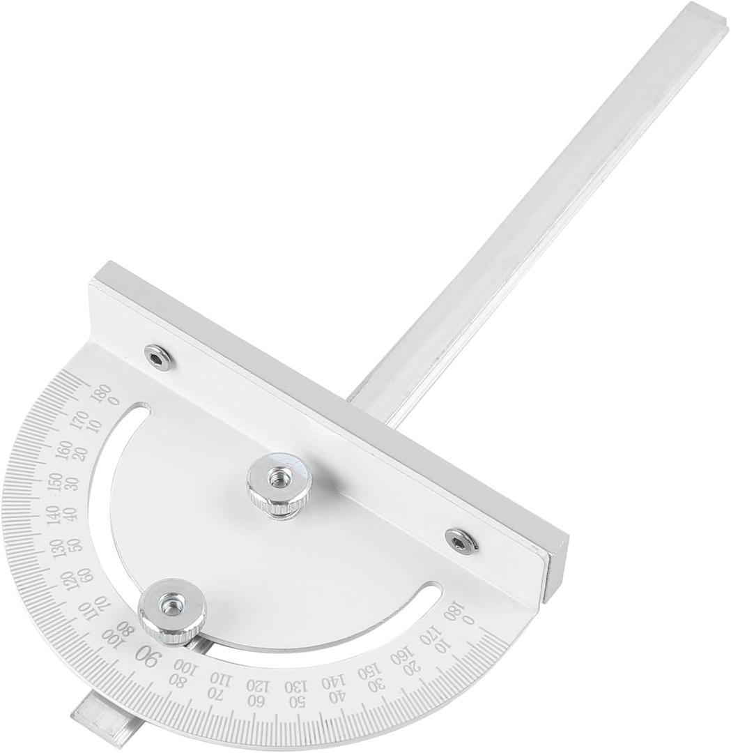 Miter Angle Measuring Tool,Precision Inclinometer and Angle Detector for Aluminum Engraving and Milling Worktable Insertion Plate- Woodworking Protractor for Table Saws and Power Tools