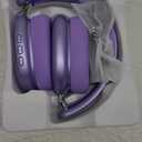 Wentronic Y01 Wireless Over Ear Headphones, Noise Canceling Bluetooth 5.3 Headphones with Microphones, Hi-Res Audio, 48H Playtime, Foldable, Breathable Soft Earpads for iOS/ Android/ Samsung/ PC-Purple