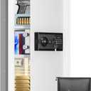 25.6" Tall In Wall Safe Between Studs Fireproof, Fire Wall Security Safes