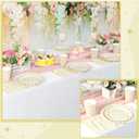 175 Pcs Ivory Paper Plates and Napkins, Beige Party Supplies Include Scalloped Cream Plates Napkin Cup Plastic Cutlery for Wedding, Bridal&Baby Shower, Birthday