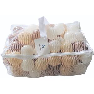 Wonder Space Soft Pit Balls, Chemical-Free Crush Proof Plastic Ocean Ball, BPA Free with No Smell, Safe for Toddler Ball Pit/Kiddie Pool/Indoor Baby Playpen (Mixed - Coffee)