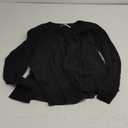 Amazon Essentials Women's Lightweight Crewneck Cardigan Sweater  XL, Black