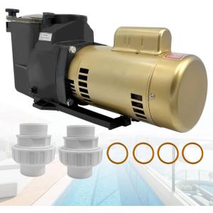 W3SP2621X25 2.5HP Super Pool Pump Fits for Hayward SP2621X25 | High Efficiency Swimming Pool Pump for Spa and In-Ground Pool, 115/230 V Single Speed