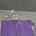 Addblu 12 Pack Large Gift Bags with Handles - Includes 36 Tissue Papers, 11.8x10x4 Inches for Thank You, Wedding, Bridesmaid, Birthday Party, Valentine's Day, Holiday (Purple and Gold Trim, 12Pcs)