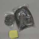 Ribbonlic 3Pcs Gasket Rope Replacement Kit 7/8" Wood Stove Door 5/8"x1/8" Length 78.7" Self Adhesive Flat Stove Door Window Glass Gasket and Acetate Cloth Tape High Temperature Resistant for Fireplace