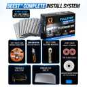 BEEST FULLSTOP Garage Door Insulation Kit - 8x8 & 8x7 ft Single Garage Door Insulation Panels - 8 Pre-Cut 24x48 Foam-Core Panels w/ Tape, Cutter & Squeegee - Improve Garage Comfort Year-Round