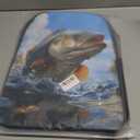 Kids Backpack Print School Bookbag Travel bag for Elementary Students Teens Girls Boys (Bass Fish)