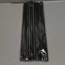 2 Pack Black Shower Curtain Rod 30 to 64 Inch Black Shower Tension Rod 7/8" Adjustable Curtain Rod No Drilling Spring Tension Curtain Rod Shower Rods for Bathroom Windows Doorways Closet
