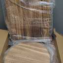 Roowest Wood Cake Stands Set of 6 Wood Dessert Tower Dessert Trays Desert Stands Cupcake Stand Rustic 3 Tier Farmhouse Cupcake Serving Stands with Dessert Trays for Tea Party(Brown)