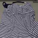 Holipick Womens Tankini Swim Top Only Tankini Bathing Suit Tops No Bottom Blue Striped, Size L