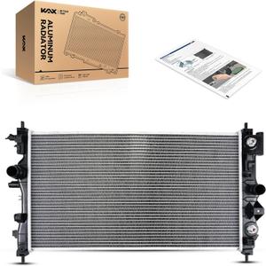 KAX CU13197 Engine Cooling Radiator, Compatible with 2011-2013 Cruze, 2014-2015 Cruze 1.4T, 2014-2015 Cruze 1.8L, 2016 Cruze Limited 1.4T, 2016 Cruze Limited 1.8L