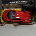 QUN FENG Remote Control RC CAR Racing Cars Compatible with Lamborghini Veneno Officially Licensed 1:24 Toy RC Cars Model Vehicle for Boys 6,7,8 Years Old,red