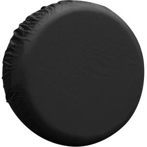 uxcell Universal 210D Polyester Spare Tire Cover for Jeep Trailer RV SUV Truck Wheel Fit Overall Wheel Diameter 16 Inch Black