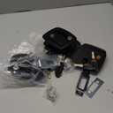 BEBOBLY RV Door Lock Replacement, Aluminum Alloy Lighter RV Door Latch with Paddle Deadbolt & 4 Keys, 100% Metal Camper Door Locks, RV Entry Door Lock for Travel Trailers Cargo Hauler, Black, 2 Packs