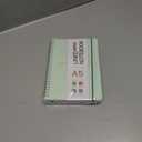 3 Pcs Spiral Notebook 5.9x8.3, 140 Pages Small Notebook for Women A5 College Ruled Journals Cute Notebooks with Large Pockets and Index Stickers for Home School Office UsePurple, Green, Blue