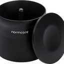 Normcore 54mm Magnetic Dosing Cup, Espresso Dosing Cup, Barista Coffee Grinder Dosing Tools Fit 54mm Breville Sage Portafilter Basket, Matte Black Anodized Aluminum