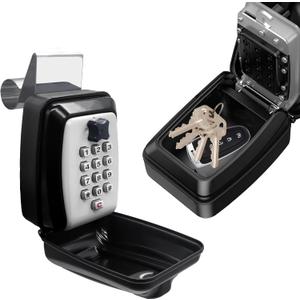Car Window Lock Box for Turo, Car Window Key Safe Box, Vehicle window Lock Box fit for Ride Share, Turo, GetAround (Gray)