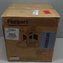 FBSPORT White Bounce House, Inflatable Bouncer with Air Blower, Indoor & Outdoor Bouncy Castle with Big Ball Pit for Wedding Party Kids Birthday Party, Easy to Install (Purple Pink)