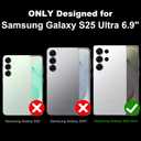 OOK Compatible with Samsung Galaxy S25 Ultra Silicone Phone Case with Strap, Trendy Checkerboard Pattern for Women Girls, Adjustable Finger Strap Kickstand Slim Protective Cover, Black Checkered