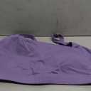 RUNNING GIRL Sports Bra for Women, Molded Cup High Impact Sports Bras for Women with Sewn in Pads (Large, Taro Purple)