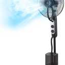 16" Misting Pedestal Fan with 4L Humidifier
70° oscillating fan with 3 speeds, AC copper motor, anti-dry burn protection, and wheels for home, office, or bedroom use.