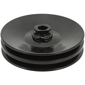 Power Steering Pulley for Chevy SB, Double Power Steering Pump Pulley 5/8in Keyway Shaft 86 01975 R Replacement