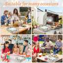 Wooden Napkin Holder with Weighted Arms - Rustic Square Flat Paper Towel Holder for Kitchen Countertop, Bathroom & Outdoor Use - Brown