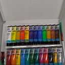 Mont Marte Acrylic Colour Paint Set Signature 24pc x 1.21 US fl.oz (36ml), Acrylic Paint Kit Ideal for Canvas, Wood, Air Dried Clay, Cardboard and More, Great Beginner Acrylic Paint Set, Includes 24 Colors