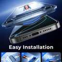 MAGIC JOHN 2 Pack for iPhone 16 Pro Max 6.9 inch Tempered Glass Screen Protector, HD Clear, Bubble Free, Easy Installation, Auto Dust-Elimination