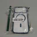 FNTCASE for iPhone 17 Pro-Max Case: Clear Magnetic Phone Cases with Screen Protector Compatible with Magsafe Slim Anti Yellowing Rugged Shockproof Protective Transparent Cell Phone Cover (B-Blue)