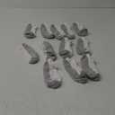 Hanes boys Extra Durable No Show Multipack athletic socks, White, Large - 3-9 US, Pair of 12
