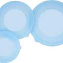 3 Pack Silicone Replacement Lids for OXO 1.5-Quart, 3-Quart & 5-Quart Good Grips Stainless-Steel Mixing Bowls, See-Through Silicone Lids, Dishwasher & Microwave Safe (Bowls Are Not Included)