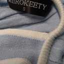 MEROKEETY Women's 2025 Summer Bodycon Midi Dress Vacation Sleeveless Ribbed Knit Striped Sweater Dresses, Small