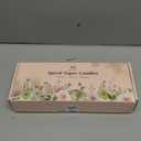 10 Inch Cream Spiral Taper Candles for Home Decoration, 12 Pack Candy-Color Candlesticks for Dinner Party Wedding Holiday