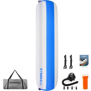 Inflatable Boat Fenders for Docking Boat Bumpers with 600W Electric Pump, 5FT/6FT/10FT Heavy Duty PVC Dock Bumpers Fenders 1 Pack for Fishing Boats, Pontoon, Jet Skis, Yachts, Floating Dock