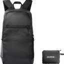 Lightweight Foldable Backpack Water-Resistant Travel Daypack with Spacious Compartment & Front Pocket, Compact and Durable for Daily Use