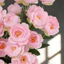 8 Pack Artificial Peonies for Vase, 31 Inch Long Stem Fake Peony