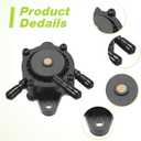 Chengu Fuel Pump Lawn Mower Compatible with 491922 691034 692313 808492 808656 808281 Fuel Pump for Outdoor Garden Lawn (4 Pcs)