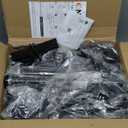 ALLZONE Adjustable Tall Narrow Bookshelf for Bedroom, 4-Tier Ladder Bookcase for Small Spaces, Tension Mount Tall Skinny Book Shelf with Open Storage, 64 to 113Inch Height (4-Tier (20.28"Wide), Rustic Brown)