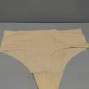 Seamless Underwear for Women Cotton Thongs High Waisted Soft Breathable No Show Panties Invisible Stretch 6 Pack (US, Alpha, Large, Regular, Regular, A-6 Color Packs)