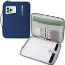 11.6-12.4 Inch Laptop Tablet Sleeve Compatible with Lenovo ASUS Acer Dell HP Samsung 11.6" Laptop, Microsoft Surface Pro 7 12.3", Samsung Galaxy Tab S10+ S9+ Plus FE+/S8+/S7+ 12.4" Case Bag (Navy Blue)