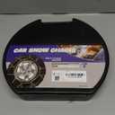 Snow-Chains Auto Fixing 1 Min Quick Fit Easy Installation Tire-Chains, Portable Reusable Universal Emergency Tire Traction Chain for Passenger Car, Pickup Trucks and SUV - Set of 2