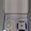 HUAWELL Desktop Wind Turbine Model Solar Powered Windmills ABS Plastics White for Education or Fun